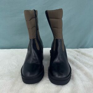 NWOT Fly London Black Mid Calf Boots EU 42